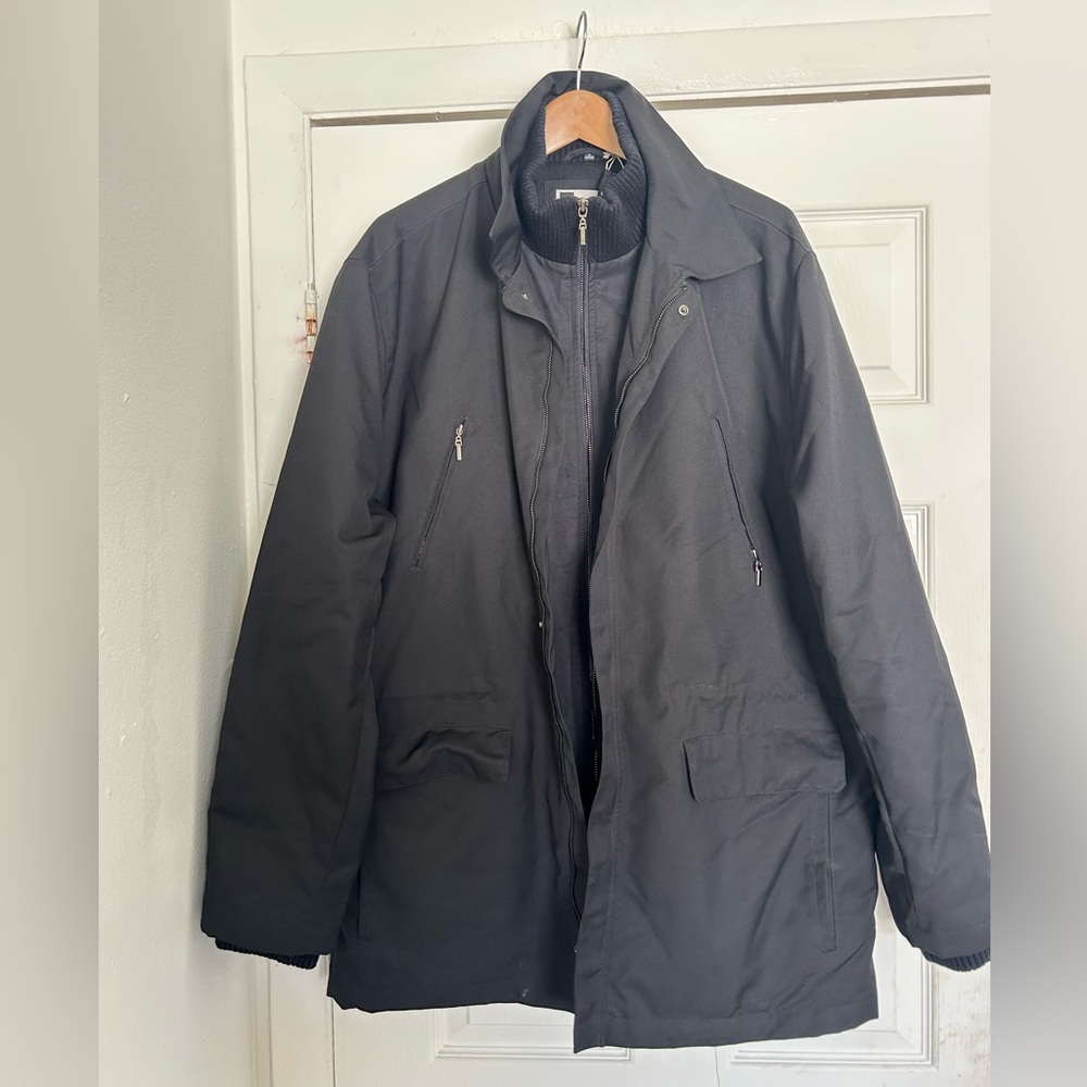 NWOTBachrach Black Military Field Jacket (DEFECT see descriptions)